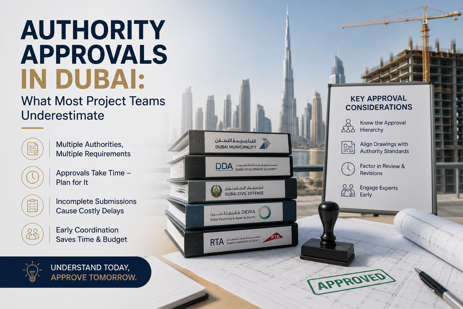 Read more about the article Authority Approvals in Dubai: What Most Project Teams Underestimate
